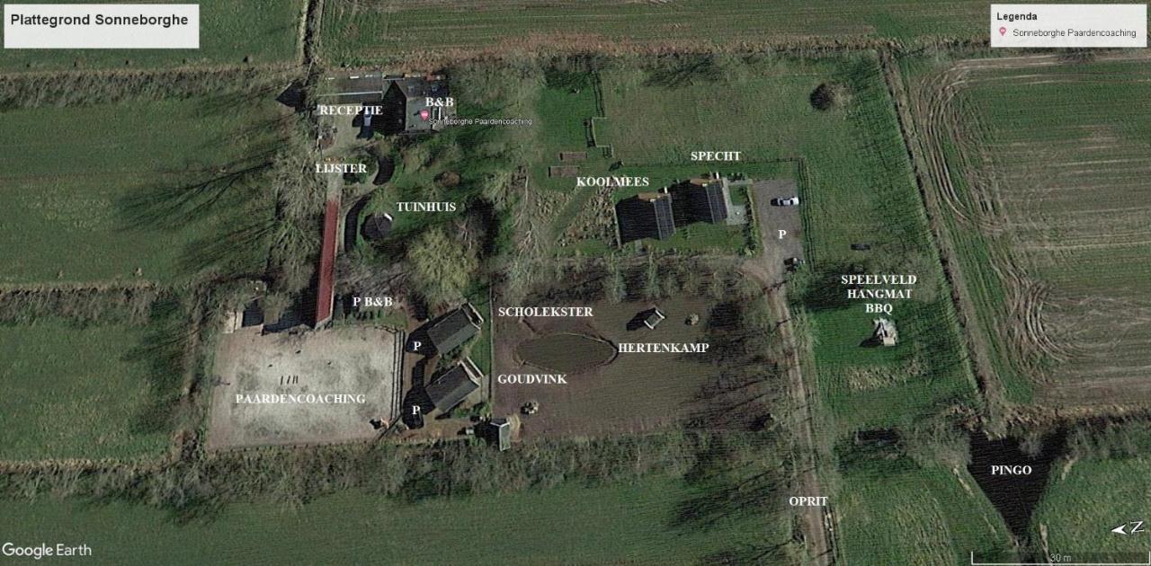 Vakantiehuisjes Landgoed Sonneborghe Kollumerzwaag Kültér fotó